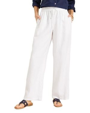 Tommy Bahama Two Palms Easy Linen Drawstring Pants - White