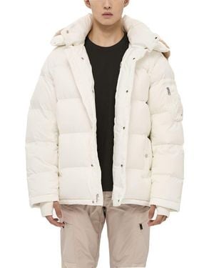 Alpha Style Minto Detachable Hood Puffer - Natural
