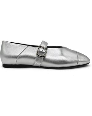 Amie Rafa Reign Cap Toe Mary Janes - Gray