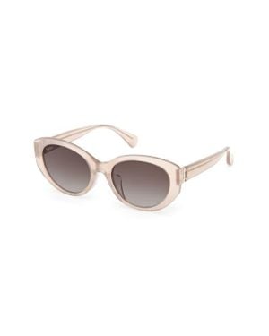 Max Mara 54Mm Round Sunglasses - Multicolor