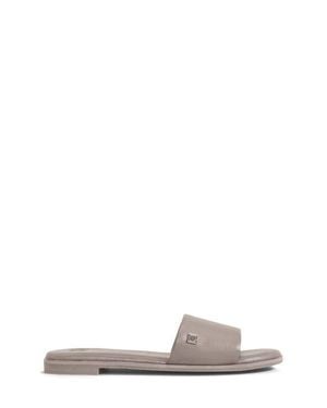 Toga Gloria Leather Slippers - Brown