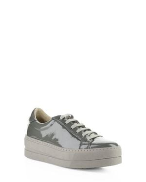 Bos. & Co. Mera Lace-Up Platform Sneaker - White