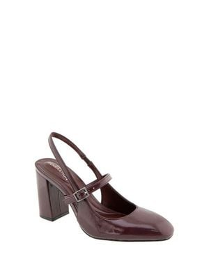 BCBGMAXAZRIA Jaxxon Slingback Mary Jane Pump - Brown