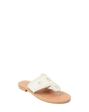 Jack Rogers Kids' Jacks Flip Flop - White