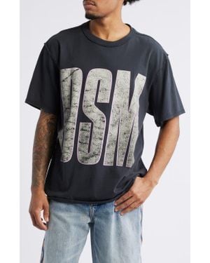 Tシャツ・カットソー DIET STARTS MONDAY Splatter Cotton Graphic T-Shirt DIET STARTS MONDAY Splatter Cotton Graphic T-Shirt in Black