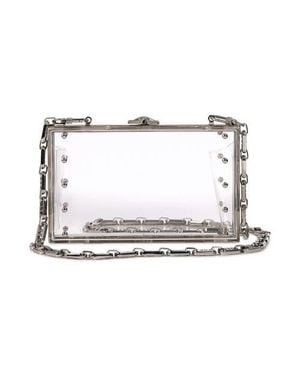 DESERI Halo Crossbody Clutch - White