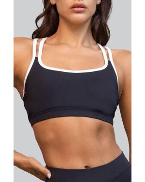 Heroine Sport Duo Racerback Sports Bra - Blue