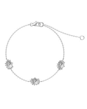 Donatello Gian Dainty Flower Bracelet - White