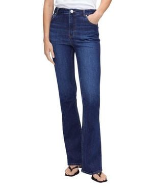 ALIGNE Slim Flare Organic Cotton Jeans - Blue