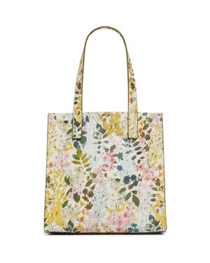 Ted Baker Seacon Faux Leather Tote - Metallic