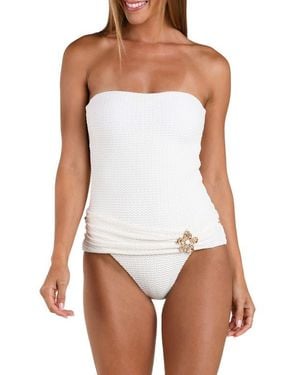 Sunshine 79 Flora Flair One-Piece Swimsuit - White