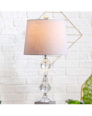 JONATHAN Y Chloe Crystal Led Table Lamp - White