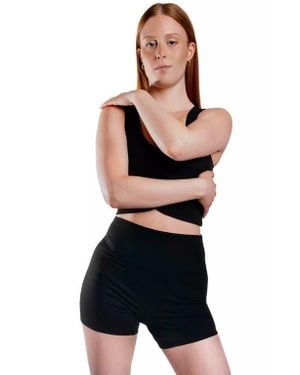 Cheeky Cherry Leakproof Everyday Liner Bike Shorts - Black