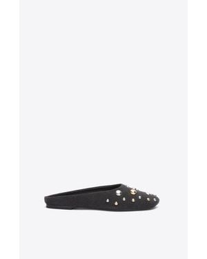 3.1 Phillip Lim Id Dome Embellished Flat Mule - White
