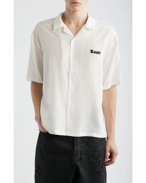 Ksubi End Diner Logo Camp Shirt - White