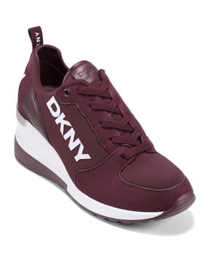 DKNY Cait Wedge Sneaker - Purple