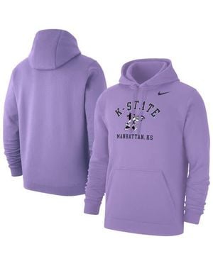 Nike Kansas State Wildcats K-State Club Hoodie - Purple