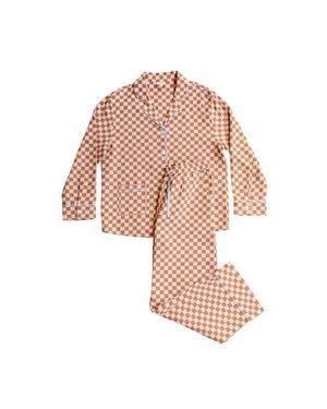 TBCo Cotton Long Sleeve Pajamas - White