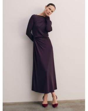 The Fold Rona Jersey Dress - Blue