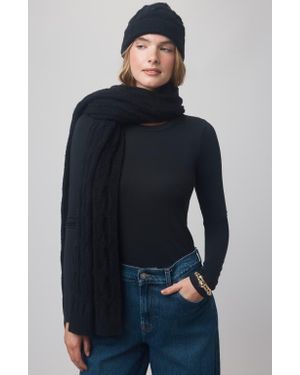 Splendid X Cj Cable Scarf - Blue