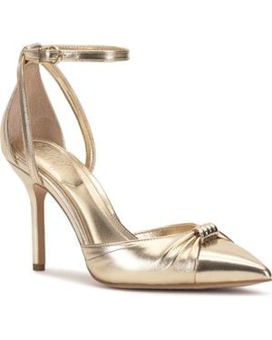 Vince Camuto Mallie Ankle Strap Pump - Metallic