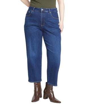 UNIVERSAL STANDARD Donna Curve High Waist Straight Leg Jeans - Blue