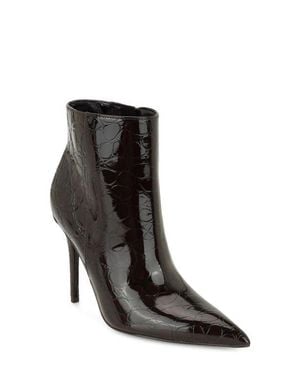Nine West Carson Leather Bootie - Black