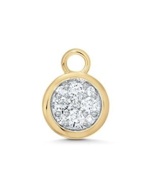 Sara Weinstock Round Diamond Pendant Charm - Metallic