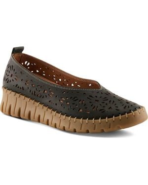 Spring Step Carosa Wedge Pump - Black