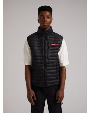 Jacket Satell1Te High Neck Sleeveless Gilet - Black