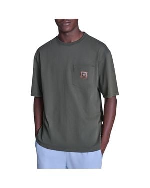 Converse Box Patch Tee - Gray