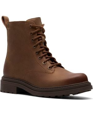 Clarks Orinoco 3 Lane Leather Boot - Brown