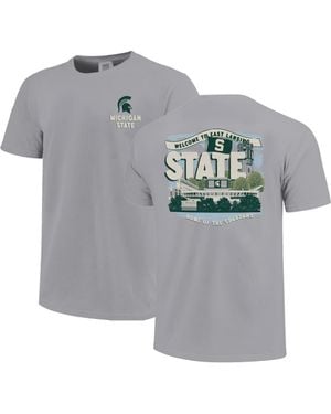 Image One Youth Michigan State Spartans Local Campus Scene T-Shirt - Gray