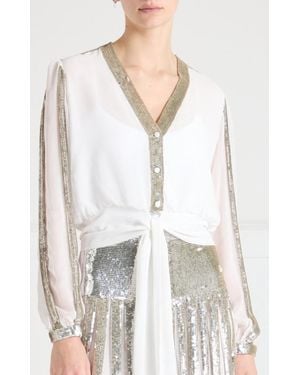 Temperley London Filigree Blouse - White