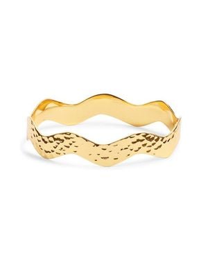 Kiara by Ki-Ele Althea Wave Bangle - Metallic