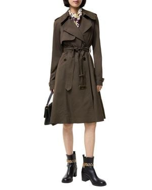 Burberry Pembury Cotton Trench Coat - Multicolor