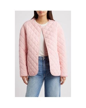 Thread & Supply Quilted Puffer Jacket - Red