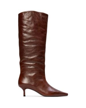 Black Suede Studio Sutton 50 Boot - Brown