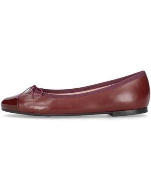 Pretty Ballerinas Toecap Ballet Flat - Red