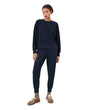 Pact Cloudknit Raglan Crew - Blue