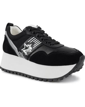 Zigi Challenge Platform Sneaker - Black