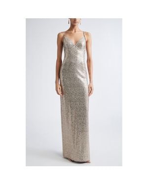 St. John Luxe Sequin Gown - Multicolor