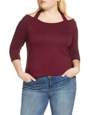 Loveappella Cross Strap Top - Red