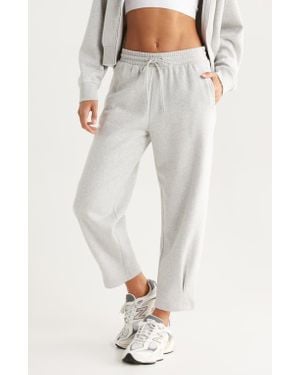 Zella Ultracozy Pleated Sweatpants - Gray
