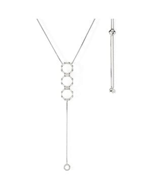 Ora Ana The Stella Lariat Necklace - White