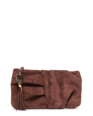 Dolce Vita Louela Tassel Clutch - Brown