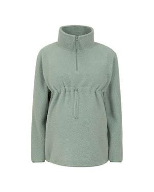 Mountain Warehouse Cozy Fleece Half Zip Maternity Fleece Top - Green