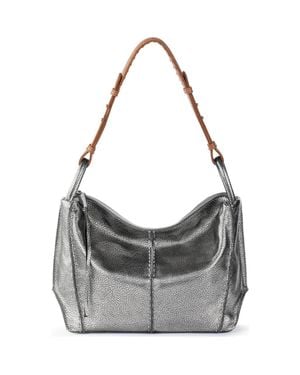 The Sak Los Feliz Hobo Leather Bag - Gray