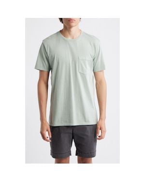 Rag & Bone Classic Fit Garment Dye Pocket T-Shirt - Gray