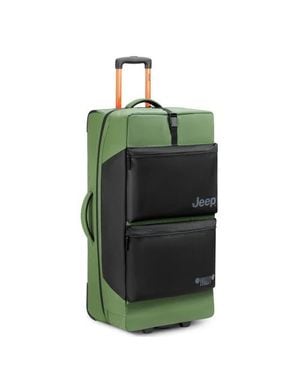 Jeep Js006B 31 Inch Two Wheel Rolling Travel Duffle Bag - Green